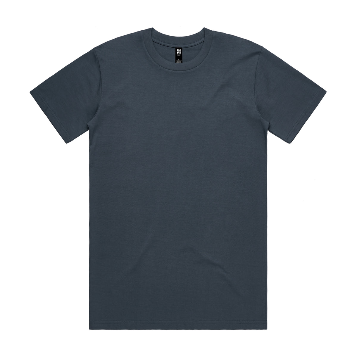 Dark gray classic heavyweight crew-neck t-shirt with minimalist design perfect for workwear and uniforms