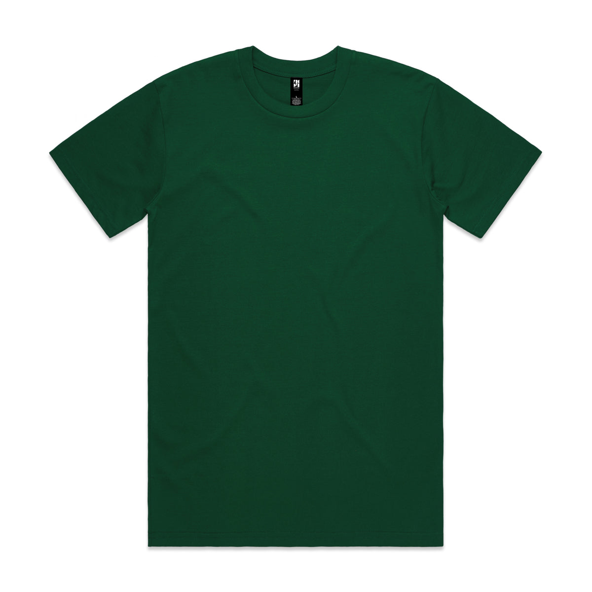 Classic heavyweight t-shirt in dark green soft cotton perfect for durable workwear and comfortable work uniforms