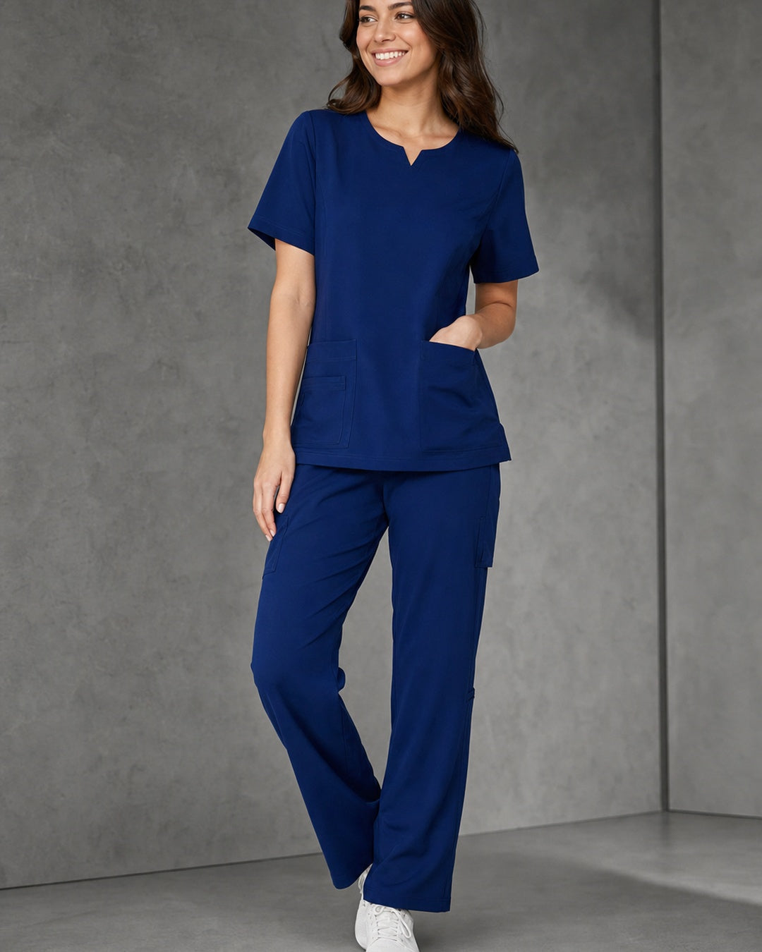 Avery Ladies Straight Leg Scrub Pant CSP944LL in Navy