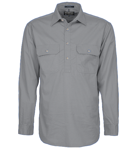 Pilbara Closed Front LS Shirt