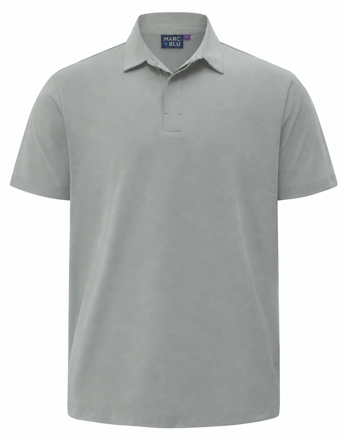 A light gray short-sleeve polo shirt by Marc' Jacobs, shown on a clean white background.