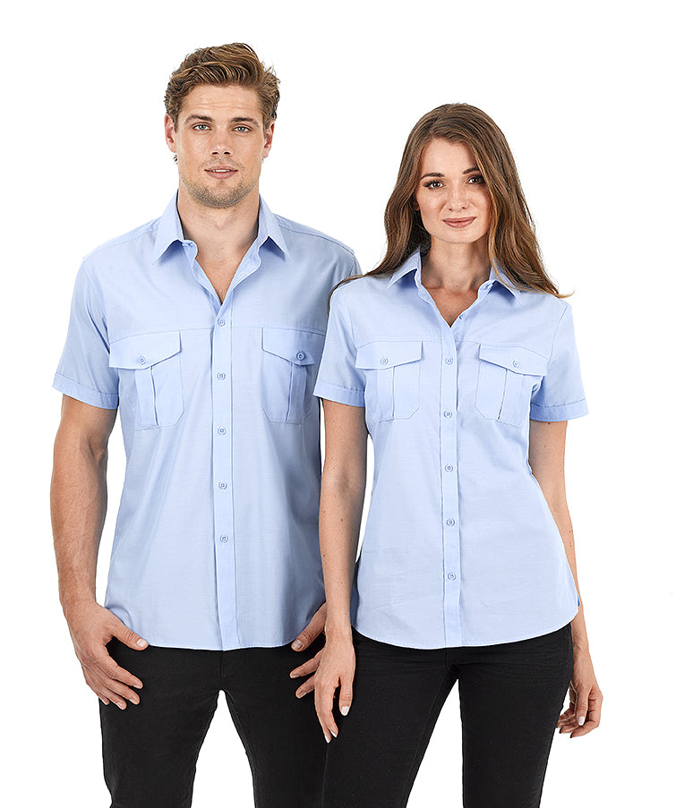 Ladies Jasper Short Sleeve Shirt size chart