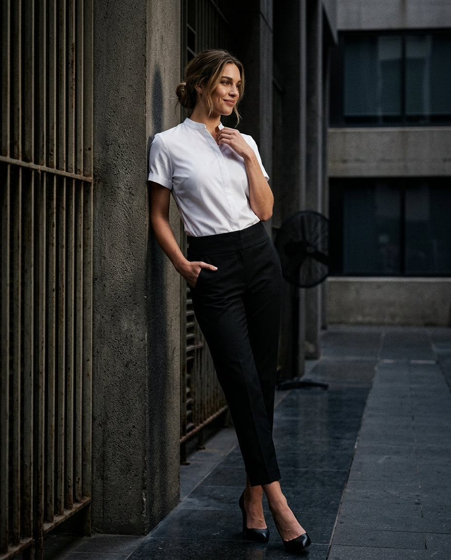 Womens Renew Mid-Waist Slim Leg Pant