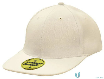 Beige baseball cap in American Twill with Snap Back, perfect for uniforms and workwear