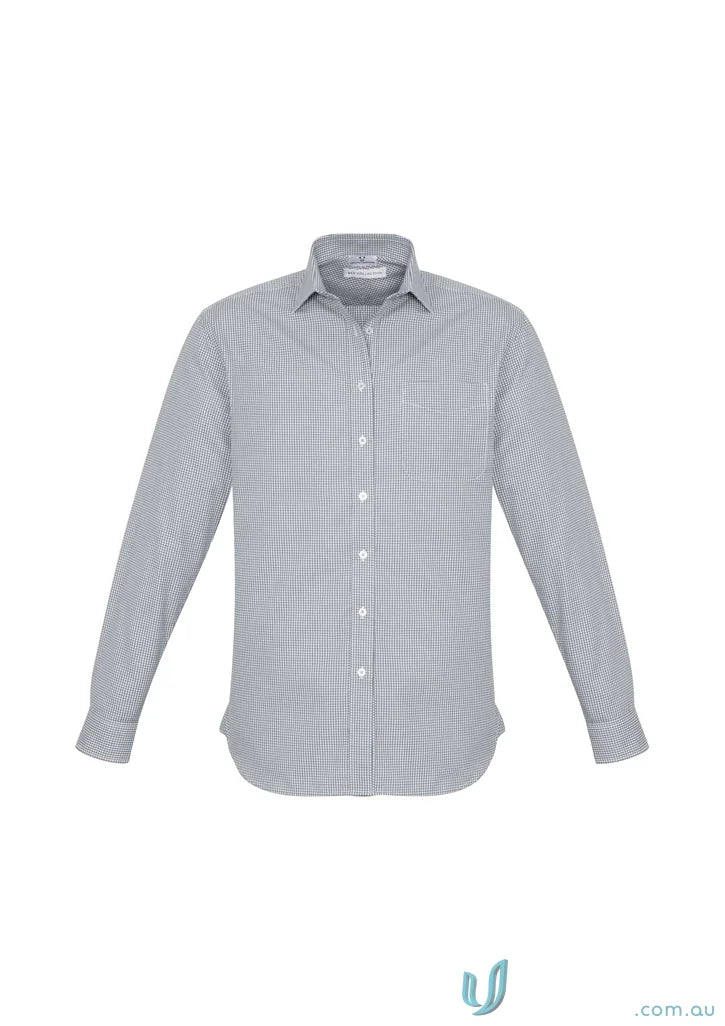 Gray ellison long sleeve mens business shirt Boronia LS Shirt for a sharp look