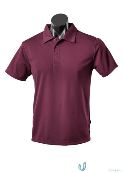 Aussie Pacific 1307 Botany Polo in Burgundy