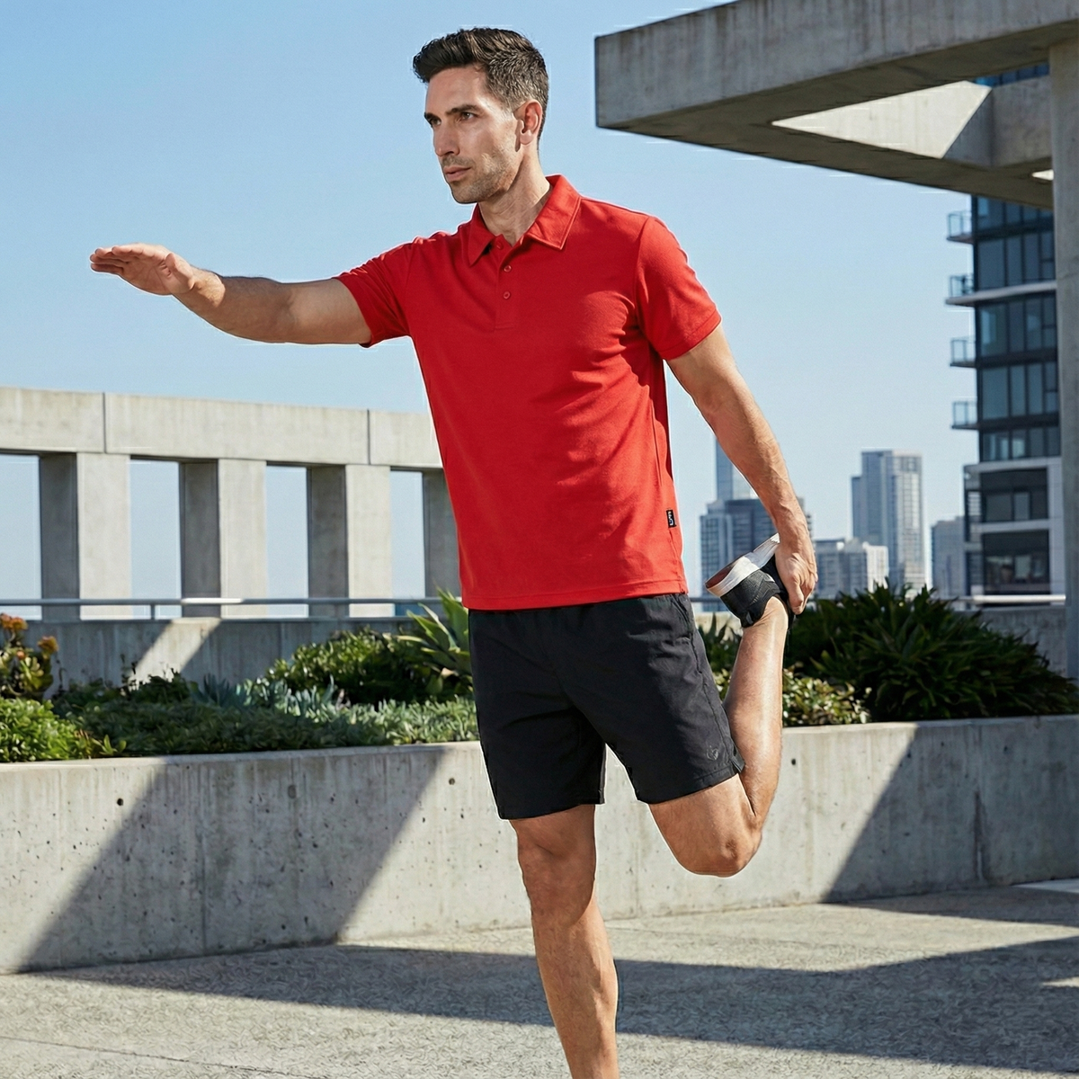 Aussie Pacific 1307 Botany Polo in Red