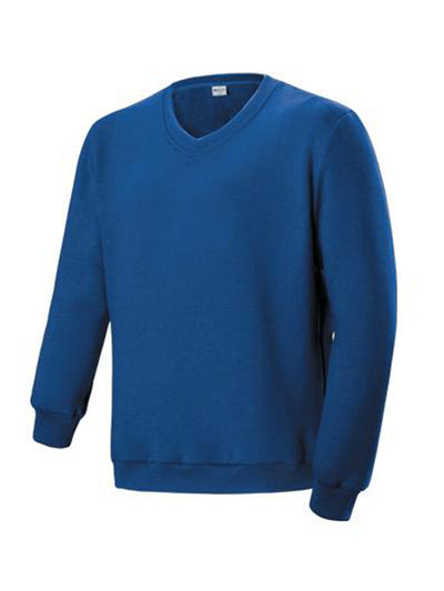Bocini Kids V Neck Fleece Jumper CJ1618 - Royal Blue