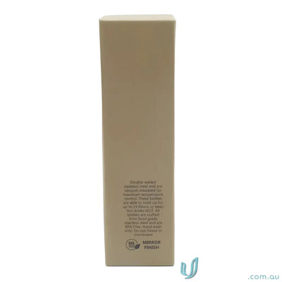 Beige rectangular box of Classic Insulated Stainless Steel Water Bottle 500ml