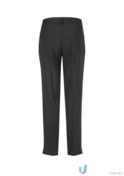 Black womens cool stretch slim leg pants for a sleek, comfy look