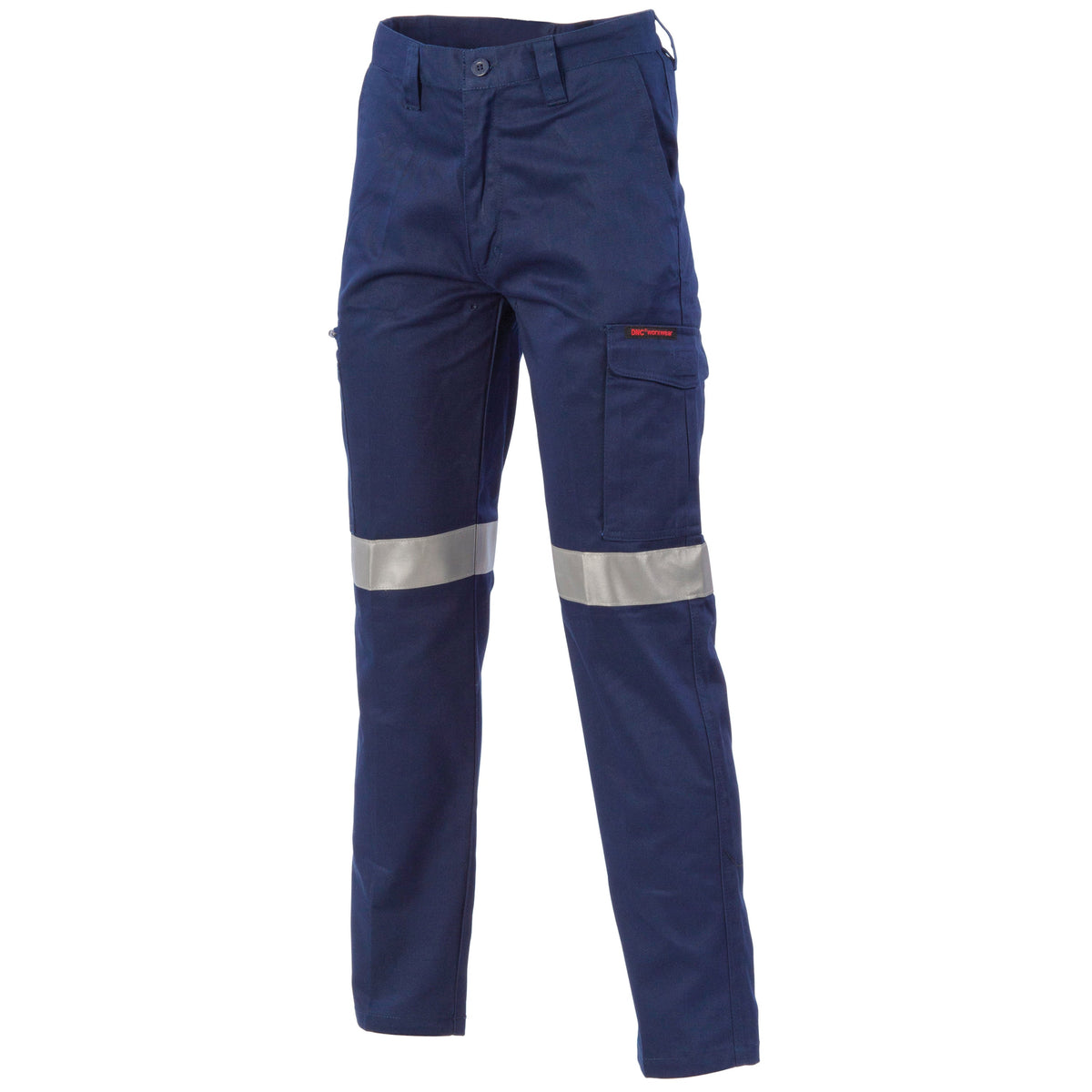 Digga Cool-Breeze Cargo Taped Pants with silver reflective stripes