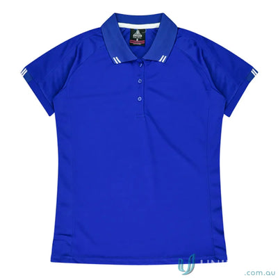Aussie Pacific 1308 Flinders Polo in Royal/White