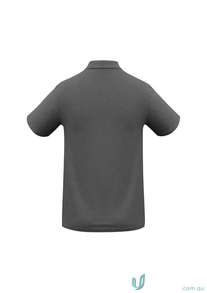 Gray polo shirt in modern fit from FMV EMB Mens SS Polo workwear collection