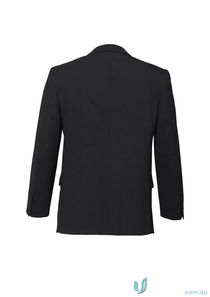 Black suit jacket from FMV Men’s Wool Suit Jacket perfect for workwear and comfort
