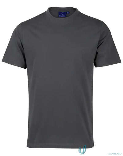 Gray short-sleeved combed cotton tee from Full Colour Print Ladies Semi Fit Tee for uniforms or workwear