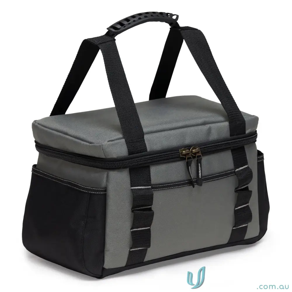 adjustable strap cooler IGHHC HardHat Insulated Cooler Bag with Adjustable Strap â€“ Steel Grey