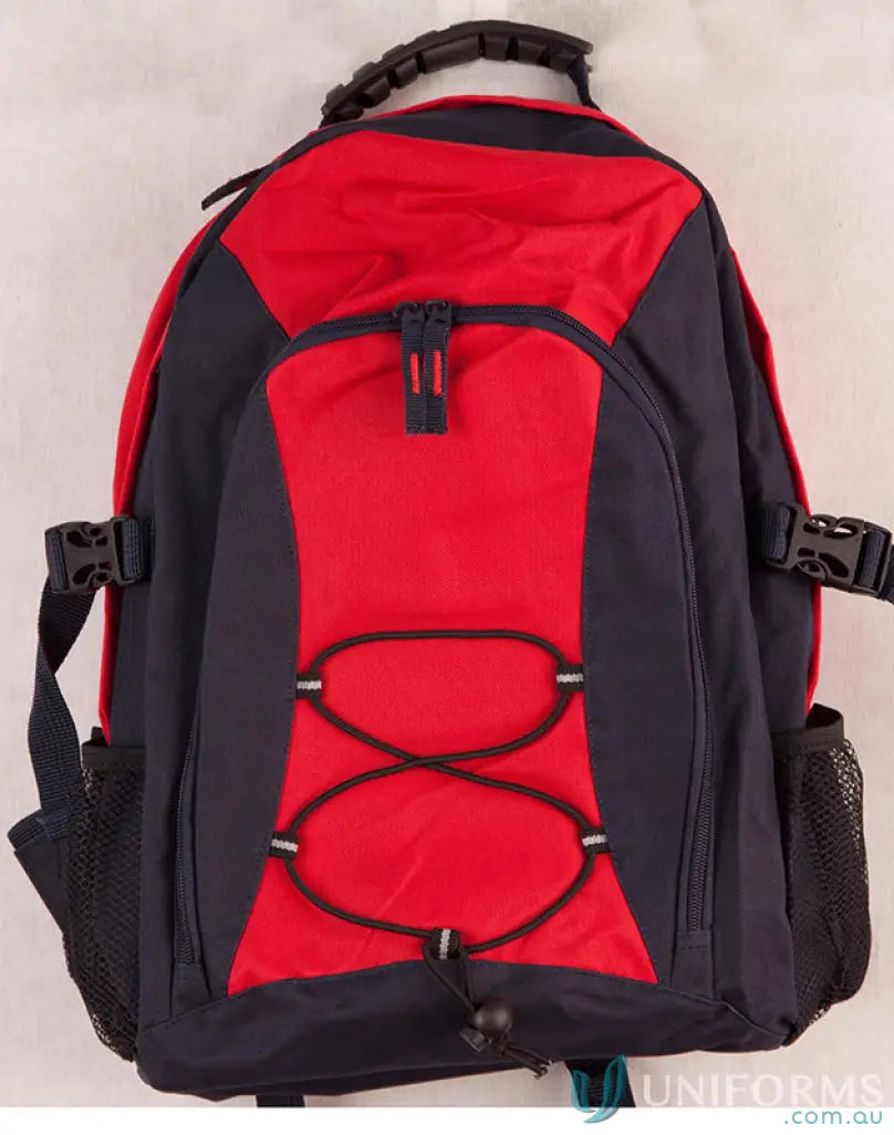Heart Foundation EMB Backpack with b5002 SmartPack, easy access straps, and mesh pockets
