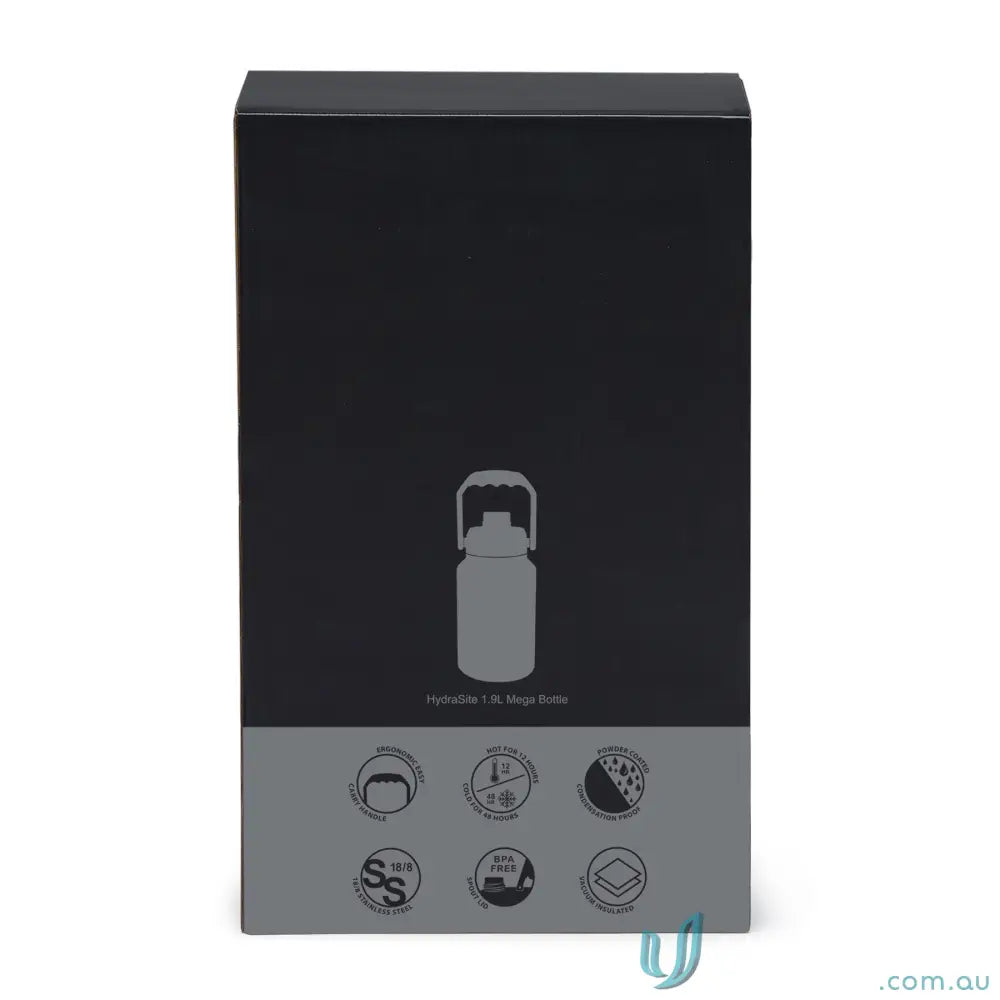 1.9L water bottle IGHSMB HydraSite 1.9L Mega Bottle â€“ Durable Stainless Steel Water Container