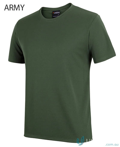 Army green JBS Wear Podium Poly Tee with podium cool sun protection tech