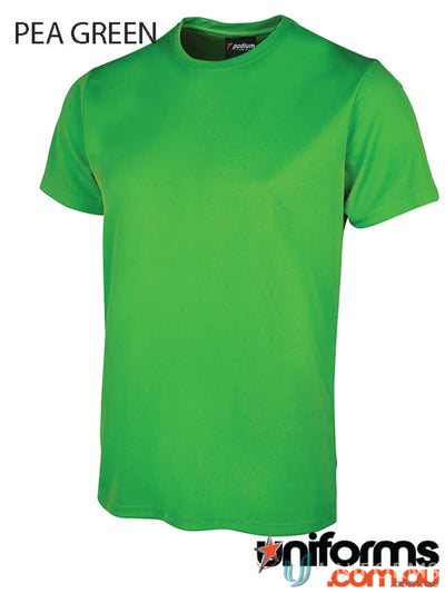 Pea green JBS Wear Podium Poly Tee featuring podium cool sun protection and wear podium poly fabric