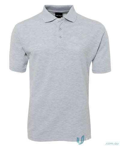 Gray polo shirt from Men in Classic Fit Polo Code 2KP by JBs Kids