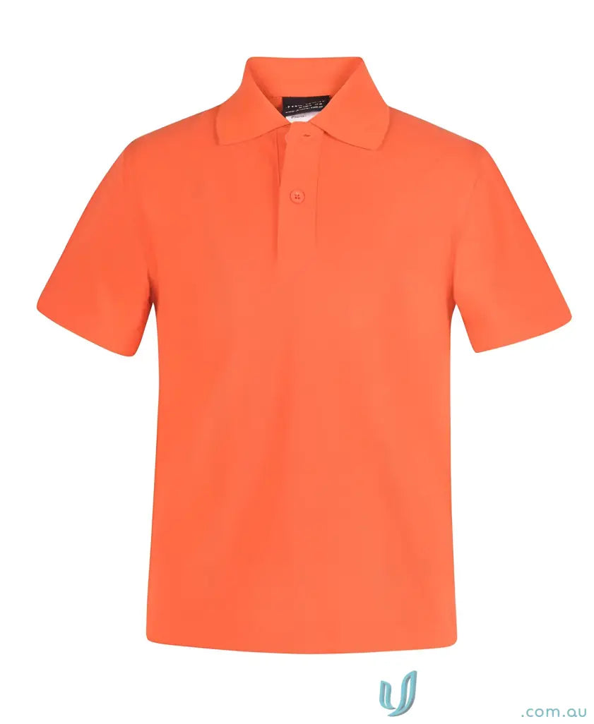 Orange Junior 210 Polo with classic fit and polo code 2kp by JBs Kids