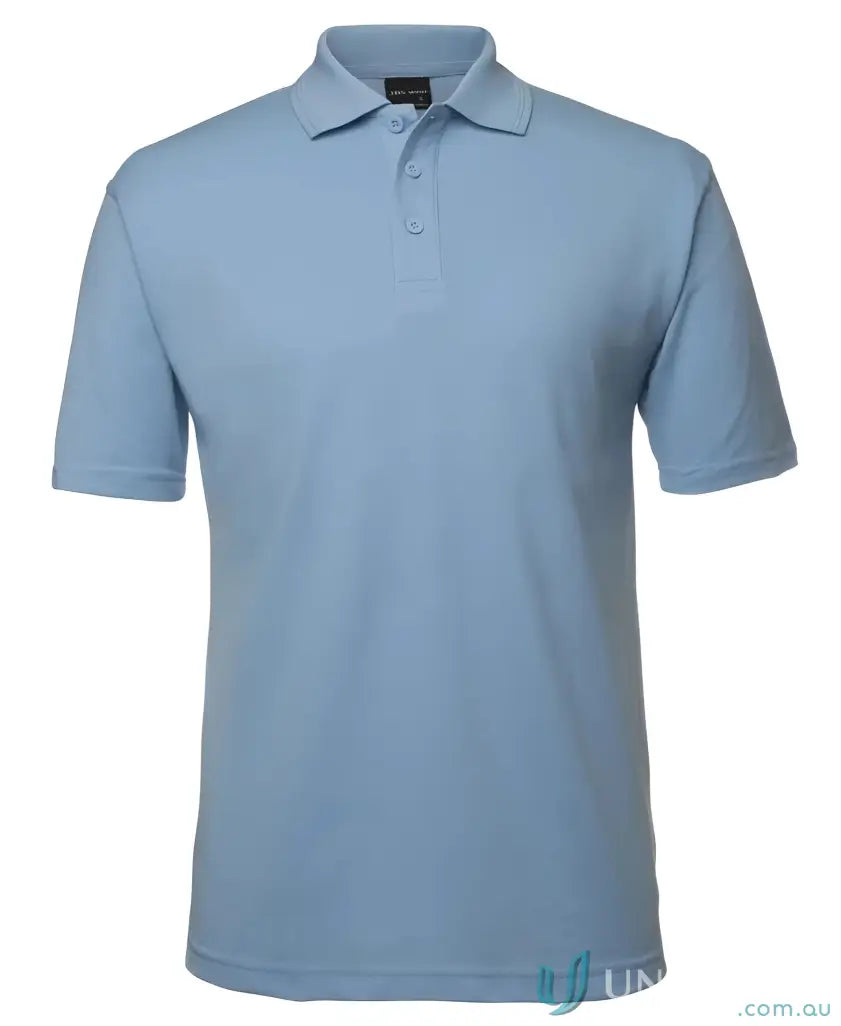 Light blue polo shirt from Polo Code 2KP by JBs Kids in classic fit style