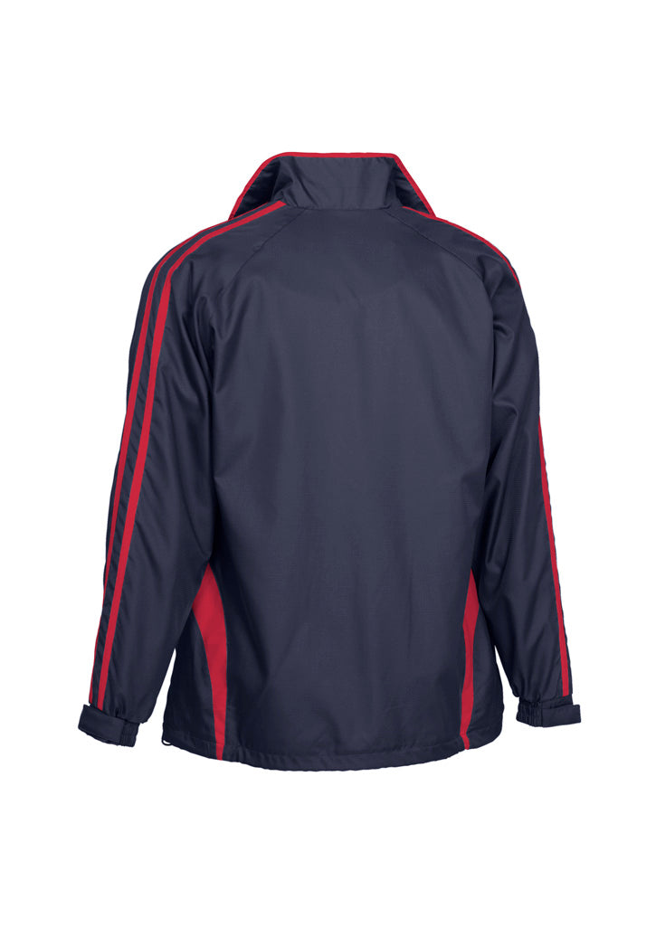 Kids Flash Track Top dark navy jacket with red stripes J3150B