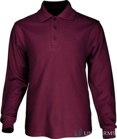 Bocini CP1316 Kids L/S Basic Polo