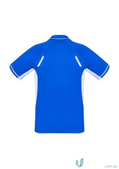 Kids Renegade Polo in blue and white, perfect for Biz Collection Kids or P700KS Kids