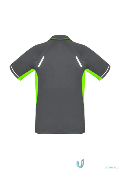 Kids Renegade Polo Gray and Green, P700KS Kids Biz Collection Kids shirt