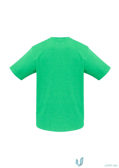 Kids Southport Tee in vibrant green from Biz Collection Kids ice short sleeve line