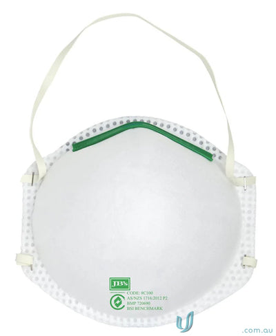 White disposable respirator mask for workwear and uniforms from P2 Respirator 20pc