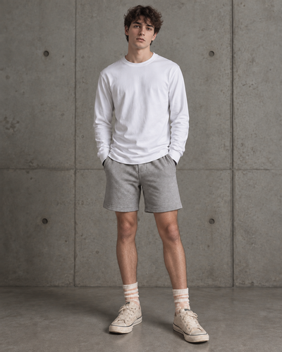 Kids Stadium Shorts 3025 on a human model