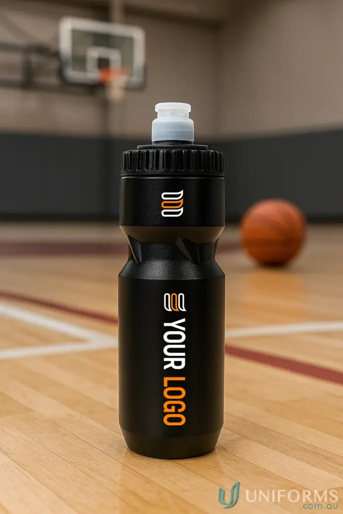 Black Planett Trek Bottle 700ml with white push-pull cap for outdoor adventures