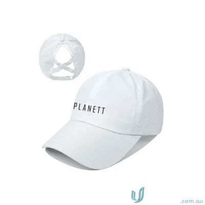 Ponytail Active Cap with unique ponytail opening and inbuilt cotton sweatband