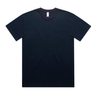 Black v-neck t-shirt with short sleeves and a ribbed neckline, likely made of cotton or polyester blend.