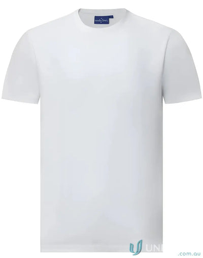 White short-sleeved cotton face tee from the winning spirit premium Spirit Premium Tee collection