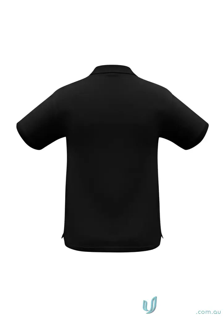 Mens neon short black polo shirt from Sorrento Polo Biz Collection Mens short sleeve polo