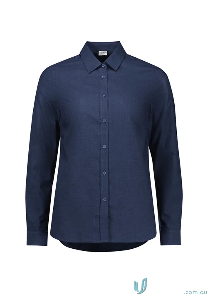 Navy blue long sleeve shirt from Soul LS Shirt collection, perfect for casual wear