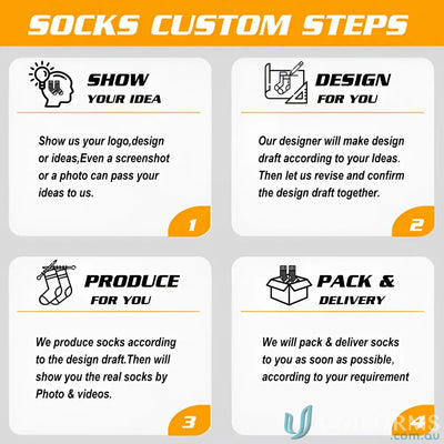 Steps to customize your Sublimated Sports Socks for unique custom sports socks style