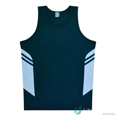 Tasman Singlet sleeveless athletic shirt ideal for uniforms and workwear