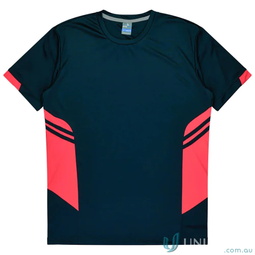 Two-tone Tasman Tee athletic t-shirt made with comfy fabric, perfect for uniforms or workwear