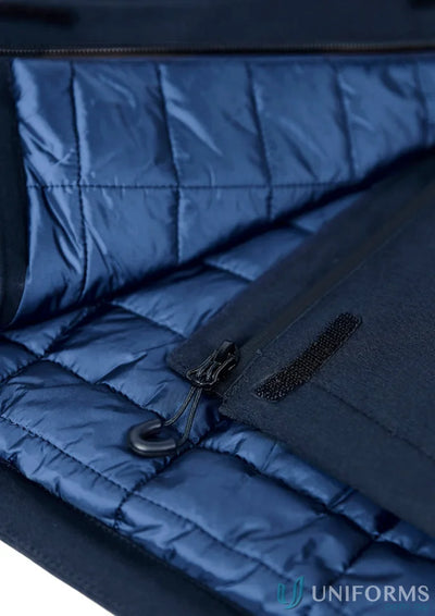 Inner view of men’s Waterproof Eclipse Jacket with luxury quilted lining for style and warmth