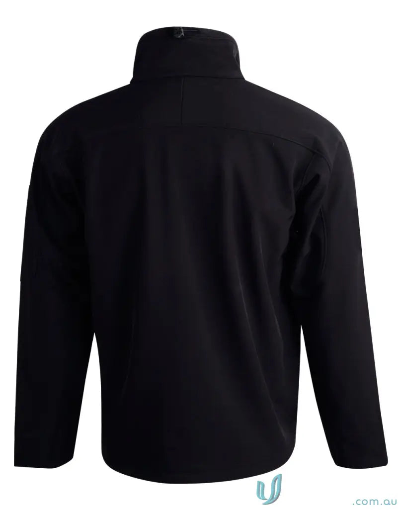 Black Winning Spirit HiTech Softshell Jacket for jk23 mens softshell in wind-resistant work environments