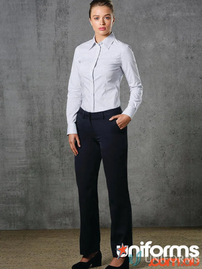 Woman’s business attire in Winning Spirit Ladies Permanent Press Pants WP02 ladies permanent press