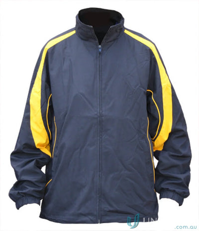 Winning Spirit Legend navy and yellow workwear wardrobe jacket with water-repellent finish