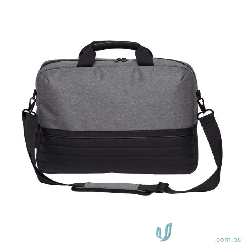 Grey and black Wired Brief Bag with top handle and shoulder strap for workwear or uniforms