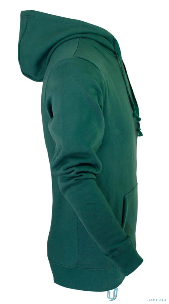 Green hooded sweatshirt from Youth Torquay Hoodies with low-pill fabric and tie cord closure